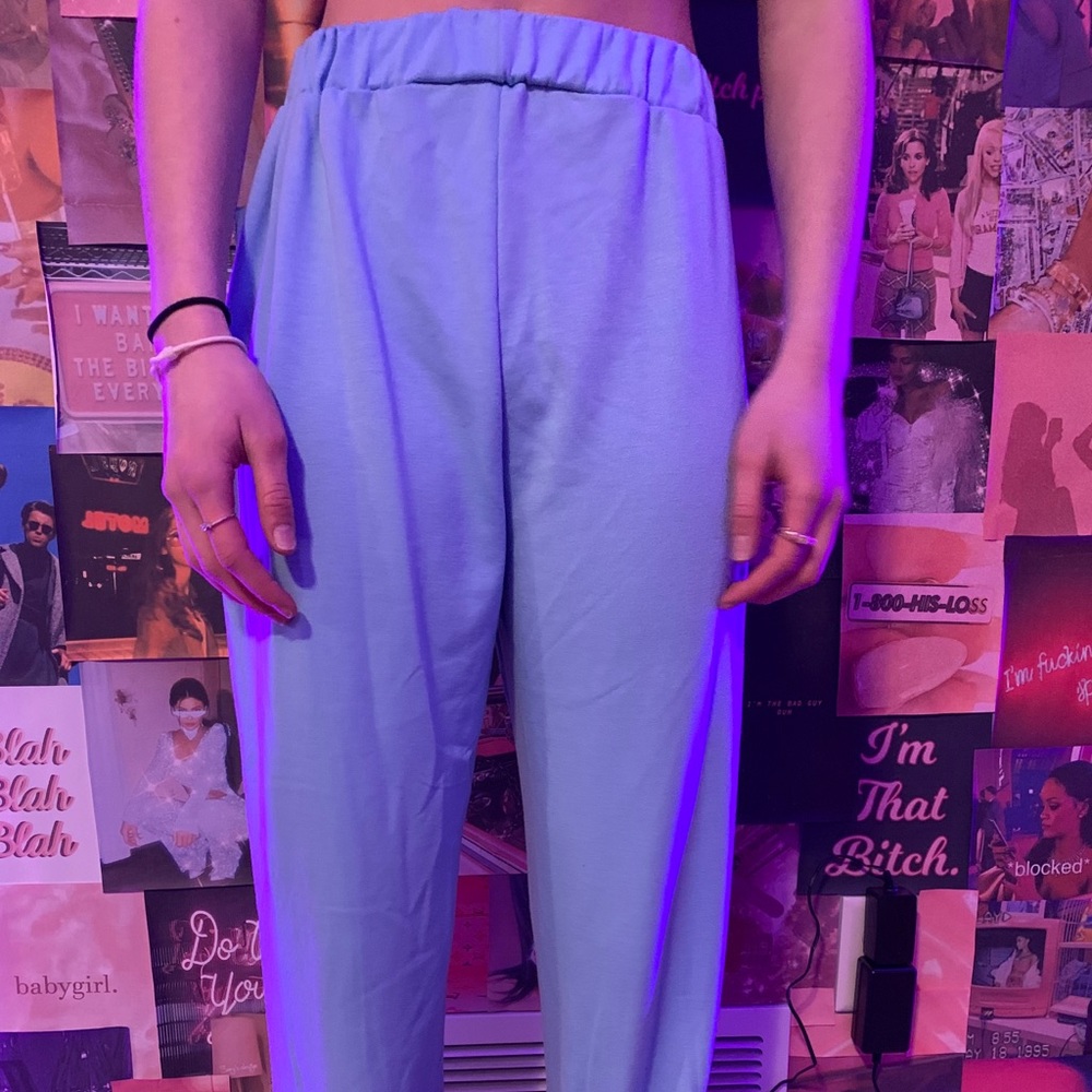 NWOT shein blue sweatpants